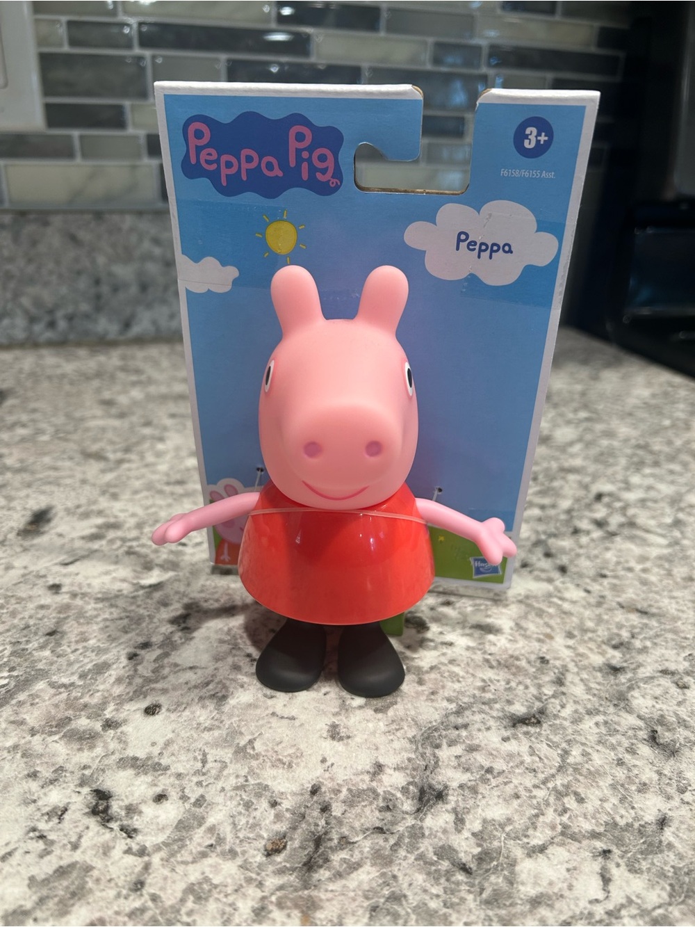 Hasbro Peppa Pig Figure - Pink, Red, Black